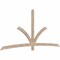 Ekena Millwork Davenport Smooth Timber Gable Bracket, Douglas Fir, 108"W x 49"H x 1 1/2"D x 3 1/2"F, 11/12 Pitch GBW108X49X0204DAV00SDF - alternate 3